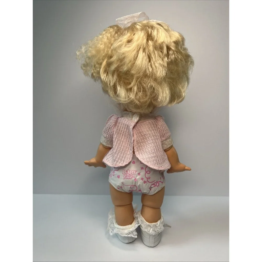 Vintage 1990 Galoob Baby Face So Innocent Cynthia #7 Original Top Blue Eyes
